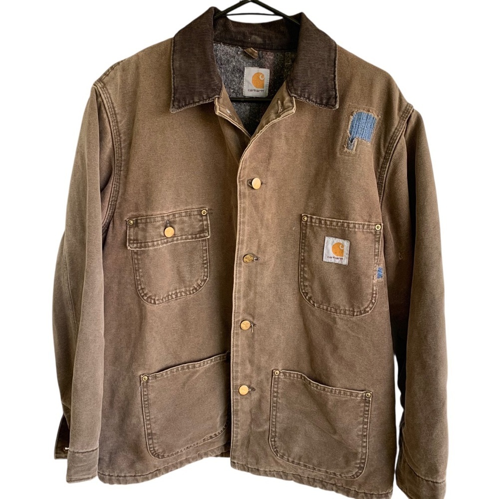 Vintage Carhartt Men's Jacket CB1082 Work Coat Blanket Lined Size XL - Picture 1 of 11